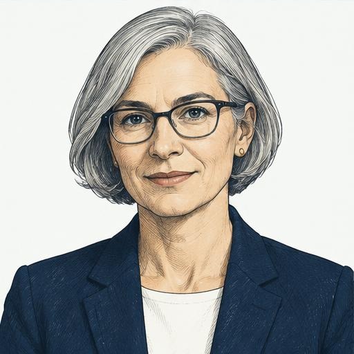 Illustrated portrait of Clara Lindholm