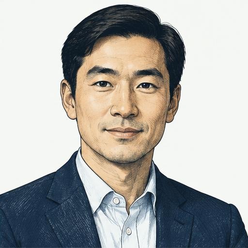 Illustrated portrait of Daniel Chen